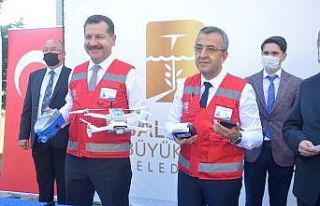 Su faturaları drone ile kesildi