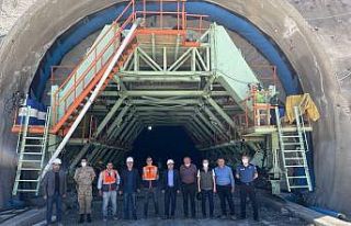 Sünebeli Tüneli’nde yüzde 65 seviyesine ulaşıldı