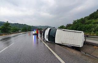 Susurluk’ta trafik kazası: 1 yaralı