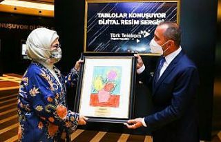 “Tablolar” Cumhurbaşkanlığı Millet Kütüphanesi’nde...
