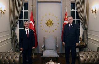 Tahmazoğlu, Cumhurbaşkanı Erdoğan ile görüştü
