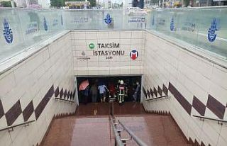 Taksim metroda bir kadın intihar girişiminde bulundu