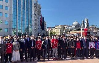 Taksim Meydanı’nda 19 Mayıs töreni