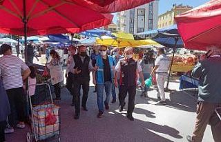 Tam kapanma döneminde açılan pazarlara sıkı denetim