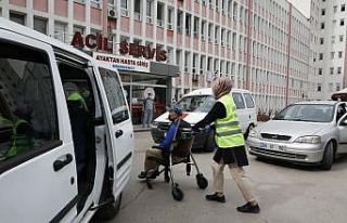 Tam kapanmada hastalara ulaşım desteği