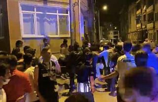 Taraftarlar birbirine girdi, olaya çok sayıda polis...