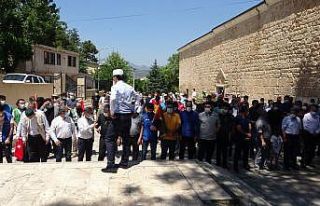 Tarihi camide Kudüs şehitleri için gıyabi cenaze...
