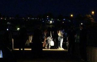 Tarihi Murat Köprüsü’ne “Süper Ay” akını