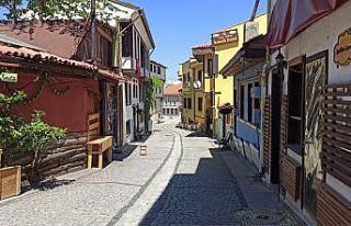 Tarihi Odunpazarı bu bayram da sessiz