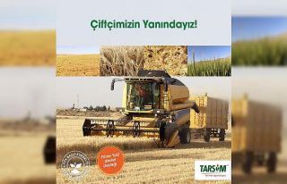 TARSİM: "Çiftçimizin yanındayız"