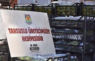 Tarsus’un dayanışma ağına çiftçi desteği