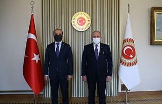 TBMM Başkanı Şentop, TÜRKPA Genel Sekreteri Mamayusupov’u...