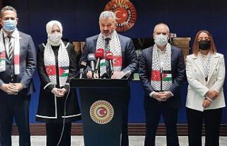 TBMM Türkiye-Filistin Dostluk Grubundan İsrail saldırılarına...