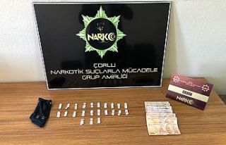 Tekirdağ’da 1 kişi uyuşturucuyla yakalandı