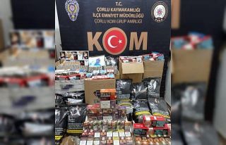 Tekirdağ’da 9 iş yeri ve 1 araca eş zamanlı...