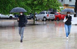 Tekirdağ’da beklenen yağış başladı