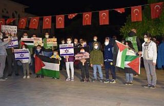 Tekirdağ’da İsrail’in Filistin’e yönelik...