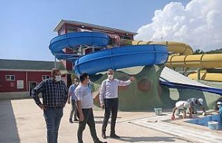 Termal Aquapark’ta yaz sezonu bakım çalışması