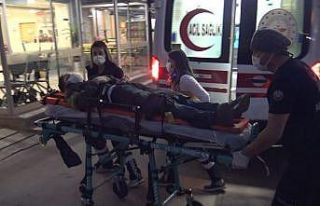 Tersanede yüksekten düşerek yaralandı