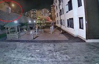 Tokat’ta otomobil site bahçesine uçtu, o anlar...