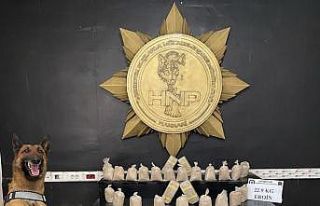 Toprağa gömülü vaziyette; 22 kilo eroin ele geçirildi