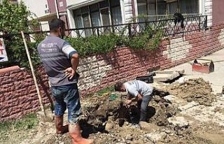 Toprak altından çıkan suyun kaynağı tespit edildi