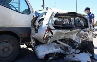 Trabzon’da trafik kazası 4 yaralı