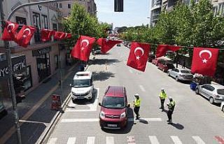 Trafik haftası pandemi kuralları çerçevesinde...