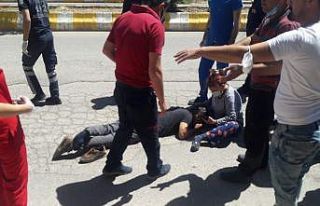 Traktörden düşen kişi yaralandı