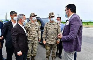 Tüfenkci ve Çınar’dan Jandarma ziyareti