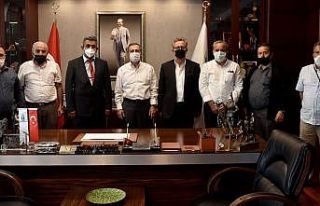 Turizm taşımacılarından Başkan Ataç’a ziyaret