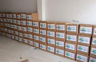 Türkelili derneklerden 705 gıda kolisi yardımı