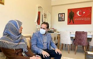 Uçar şehit annelerini unutmadı