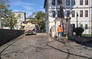 Ünye sokaklarında kapsamlı temizlik