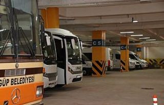 Ürgüp’te yenilenen kapalı otopark hizmete girdi