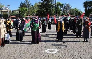 Uşak’ta İsrail saldırıları kınandı