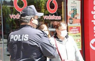Uşak’ta korona virüs denetimlerinde 427 kişiye...