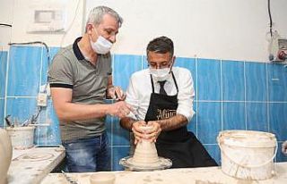 Vali Ali Çelik, çarkın başına geçti