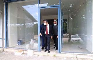 Vali Atay çalışmaları yerinde inceledi