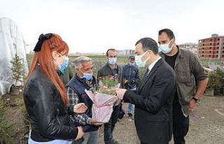 Vali Belediye Başkan Vekili Öksüz, incelemelerde...