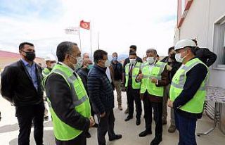 Vali Bilmez, devam eden yatırımları inceledi