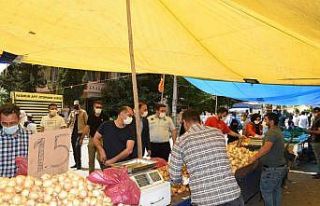 Vali Erin, pazar yerlerini ziyaret etti
