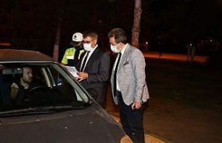 Vali Gürel, uygulamala noktalarında sürücülerin...