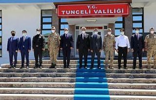 Vali Makas, Tunceli’de ziyaretlerde bulundu
