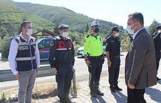 Vali Şentürk, Sakarya- Bilecik karayolundaki uygulama...