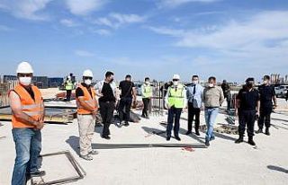 Vali Su, Çukurova Bölgesel Havalimanında incelemelerde...