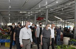 Vali Su, semt yazarlarında denetim yaptı