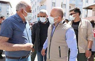 Vali Varol semt pazarında denetim gerçekleştirdi