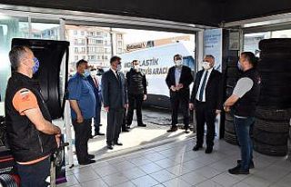 Vali Yıldırım, yollarda ve sanayi sitesinde denetimlerde...