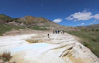 Van’ın Pamukkale’si ziyaretçilerini bekliyor